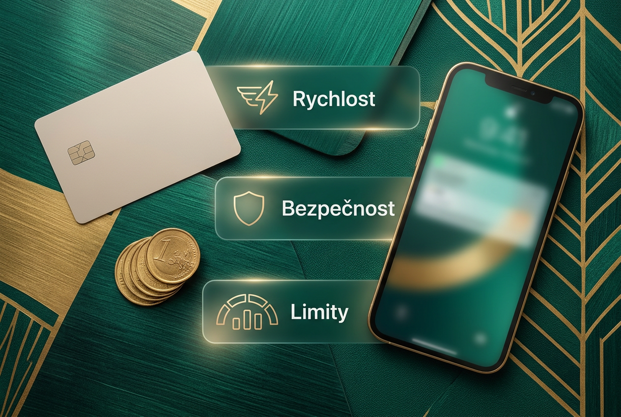 Infografika srovnávající různé platební metody v online casinu v české měně